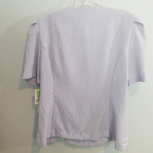 Cottage Core 80s Vintage Purple Button Down - Picture 6 of 9